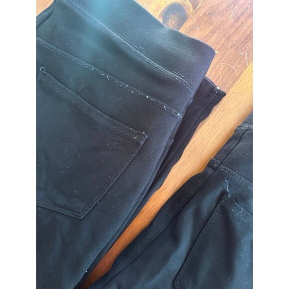 Seven7 women’s size medium three pairs of black leggings - Picture 6 of 12